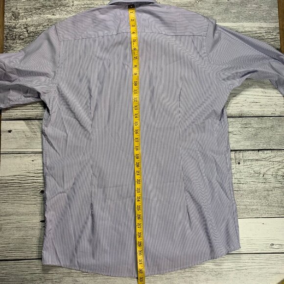 Eton Contemporary Striped Dress Shirt - Picture 10 of 11